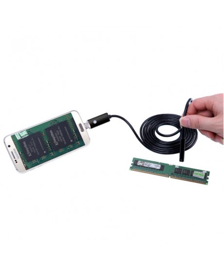 10M 2-in-1 2MP 6-LED 8.0mm Endoscope Borescope Inspection Camera Android/PC