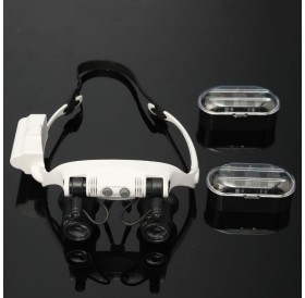 Portable Head Wearing Magnifying Glass 10X 15X 20X 25X with LED Light