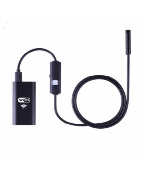 1M Wireless Wi-Fi Waterproof 720P 6-LED Tube Endoscope Camera Borescope for iOS & Android