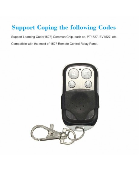 4pcs Universal 433MHz Copy Cloning Door Remote Control Key