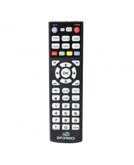 18D HD Player TV Remote Control Black
