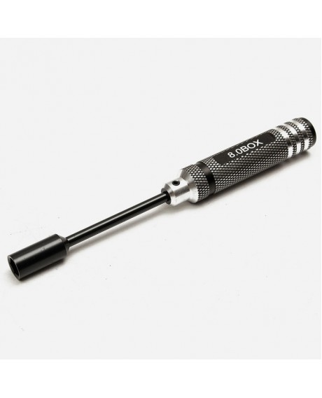 4pcs 4.0/5.5/7.0/8.0mm Metal Hex Nut Key Socket Screwdriver Wrench Set Black