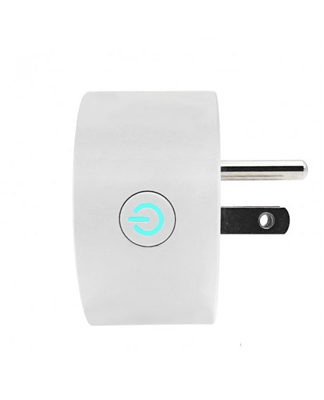 4pcs WIFI Mini Smart Plugs Socket with Alexa / Google Home & IFTTT / Remote Control / Timer Function Switch  - US Plug
