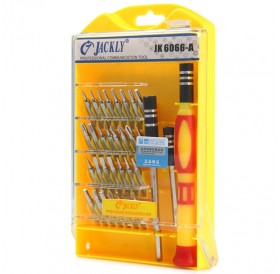 JACKLY 6066A 33 in 1 Portable Precision Screwdriver Repair Tool Kit
