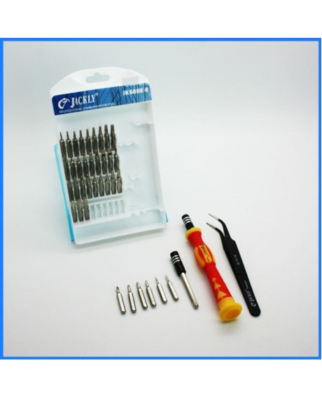 JACKLY JK-6068B 39-in-1 Portable Precision Screwdrivers Disassembly Set Repair Tools for iPhone / Samsung/ Computers