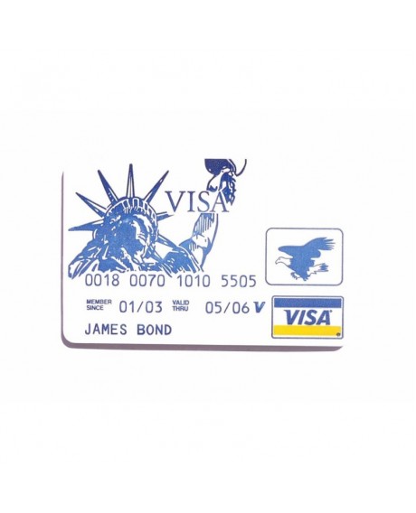 5pcs/set Lockpick Single Hook with VISA James Bond Credit Card