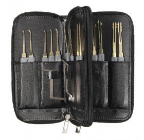 24pcs Single Hook Locksmith Lock Pick Set Tools Kit