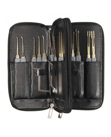24pcs Single Hook Locksmith Lock Pick Set Tools Kit