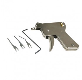 1pc Door Lock Multifunctional Unlocking Gun Tools - Silver