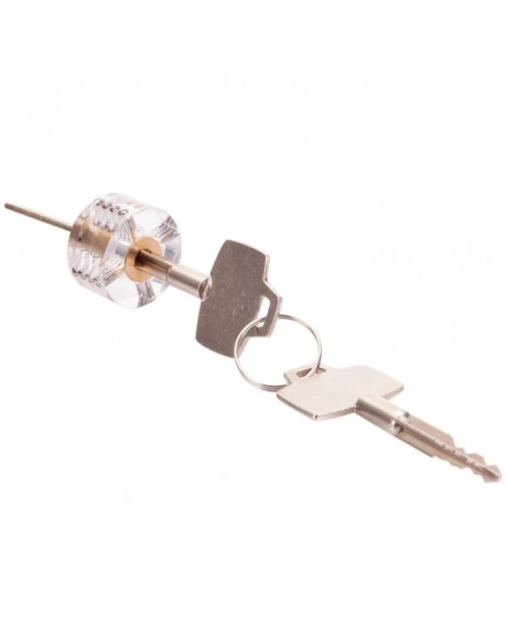 AML20036 Lock Cylinder Model 5-Piece Set + AML20189 Transparent Practice Cross Lock