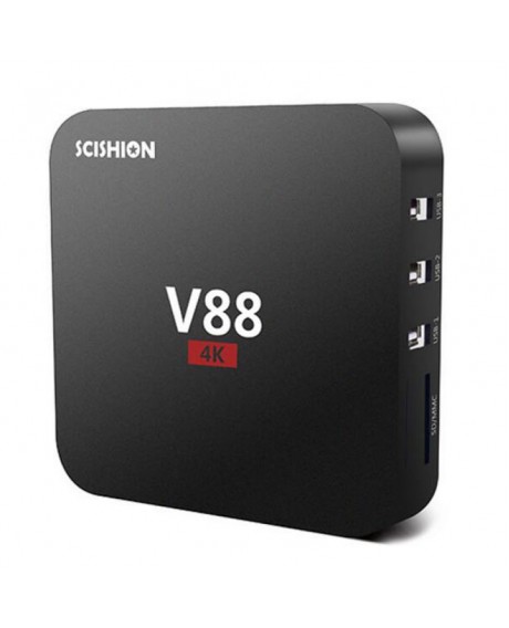 SCISHION V88 Android 7.1 4K TV Box 1GB + 8GB Quad Core 1080P WiFi Smart Media Player