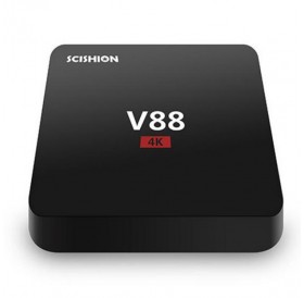 SCISHION V88 Android 7.1 4K TV Box 1GB + 8GB Quad Core 1080P WiFi Smart Media Player