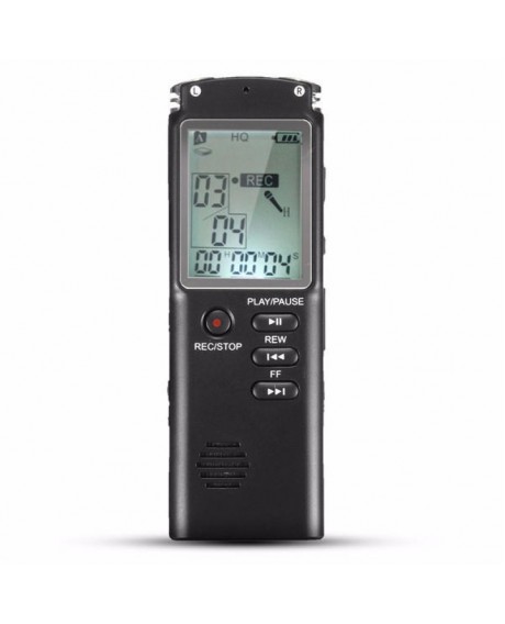 8GB USB Digital Voice Recorder Professional 96 Hours Dictaphone With WAV MP3 Player