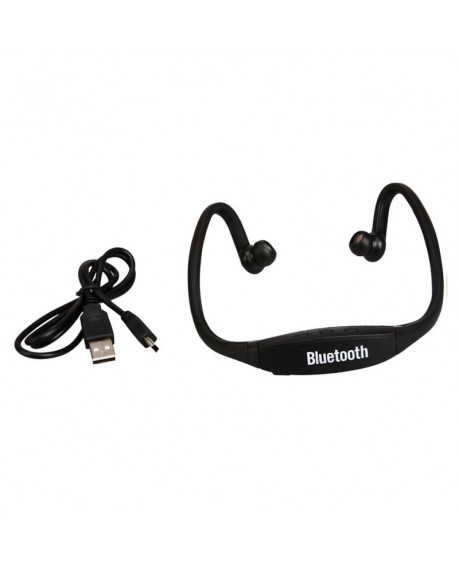 Sport Headset Headphone with Bluetooth Function Black