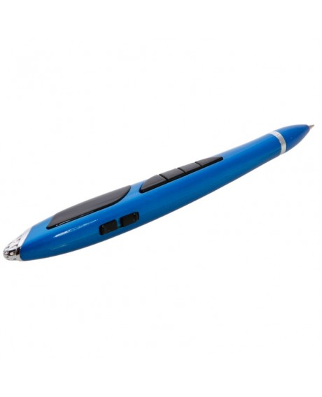 8GB N19 Powerful Digital Recording Pen Plume Shaped with USB Cable Blue
