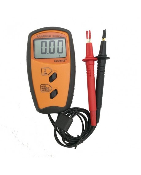 Portable 0-100V SM8124 Battery Internal Resistance Voltmeter - Orange