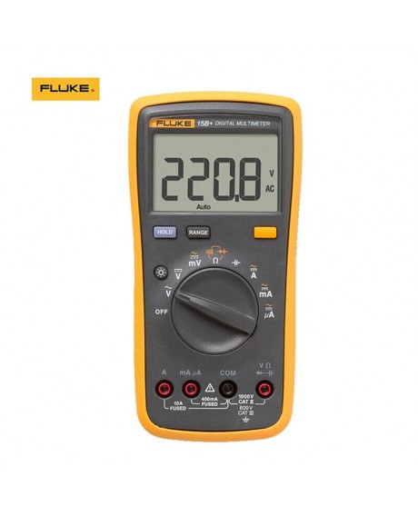 Fluke 15B F15B+ Professional Auto Range CountsAC/DC Voltage Current Resistance Meter Capacitance Frequency Digital Multimeter Tester