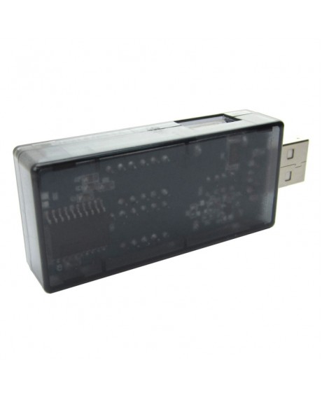 Dual LED Display USB Power Charger Current Voltage Tester USB Detector Transparent