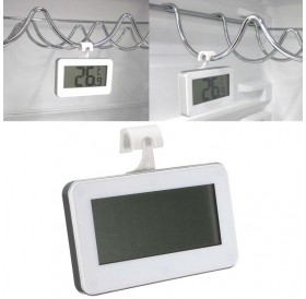 Wireless Water Leak Siren Alarm & Kitchen Fridge Warning Detector Thermometer