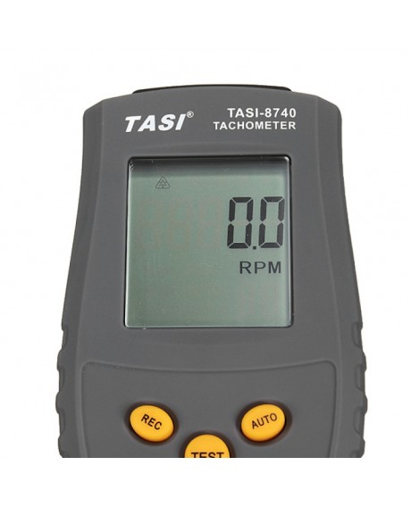 TASI-8740 Non-contact LCD Digital Laser Tachometer RPM Speed Gauge Gray
