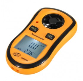 GM8908 Digital Pocket Wind Speed Gauge Meter Anemometer Thermometer