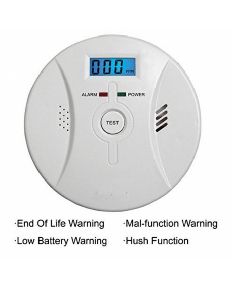 Carbon Monoxide Sound Warning CO Safety Detector