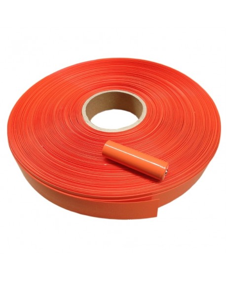 5m 29.5mm Wide PVC Heat Shrink Tubing Wrap (18650 18500 Battery) Nacarat