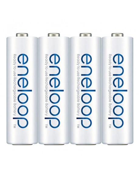 Panasonic Eneloop 4pcs 2000mAh AA Rechargeable Batteries White