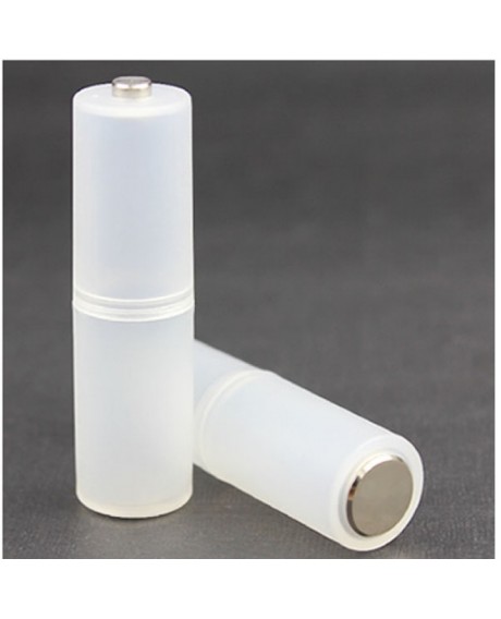 AAA to AA Battery Adapter Converter Adapter Case White