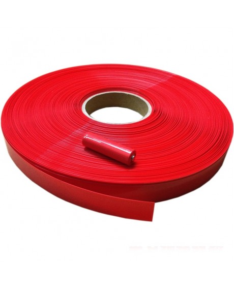5m 29.5mm Wide PVC Heat Shrink Tubing Wrap (18650 18500 Battery) Red