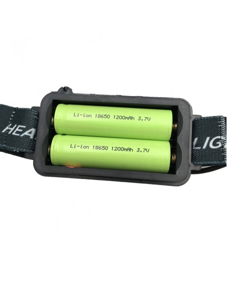 2PCS 1200mAh 18650 Rechargeable Battery 3.7v Li-ion Batteries Green