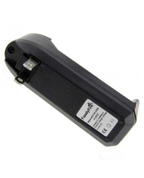 FandyFire Single slot Universal Li-ion Battery Charger US Plug Black