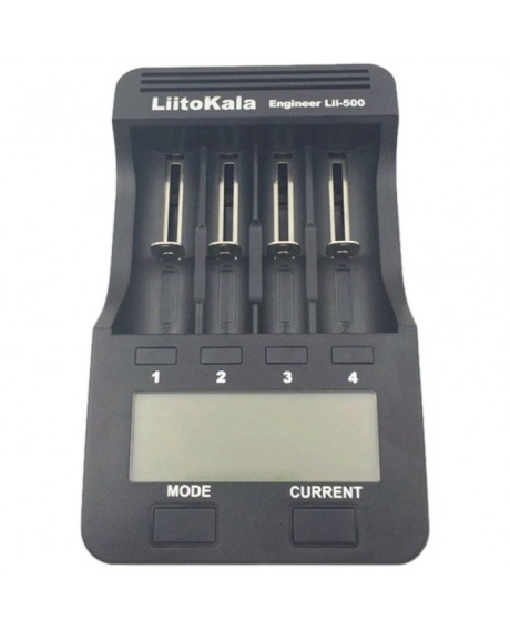 Liitokala Lii - 500 4 Slots Smart LCD Li-ion Battery Charger EU Plug