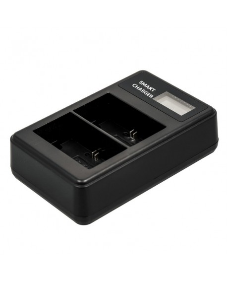 Smart LCD Display USB Dual Charger Automatic Identification Battery Smart Charging for Nikon NIK EN-EL14/EN-EL14a