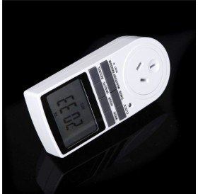 LCD Display Digital Programmable Timer Socket Switch for Household Appliances Electronic Devices US Plug