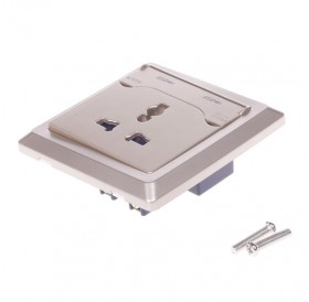 DSX-056A 2.1A Wall Socket with Dual USB Charging Ports Champagne