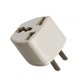 UK/EU/AU to US Power Plug Converter Travel Adapter White