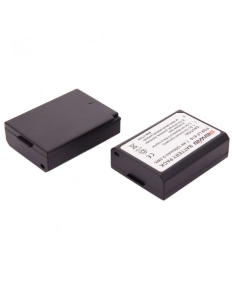 2pcs Seiwei Canon LP-E10 7.4V 1250mAh Replacement Li-ion Battery with LCD Charger