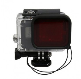 Sports Camera 60M Waterproof Case Cover Shell with Red Diving Filter for GoPro Hero 5