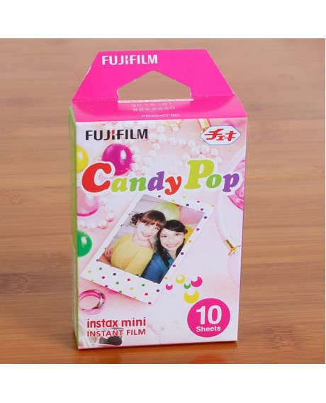 10pcs  Fujifilm Instax Mini 8 Film Candy Dots Photo Papers