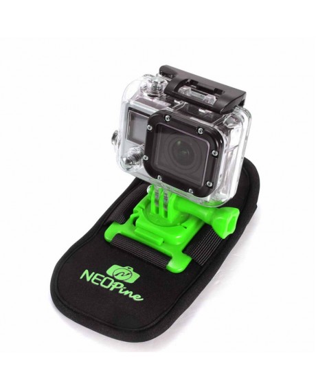 NEOpine NSC-1 Camera Bag Design 360 Degrees Fixed Mount for GoPro Hero 2 / 3 / 4 Green