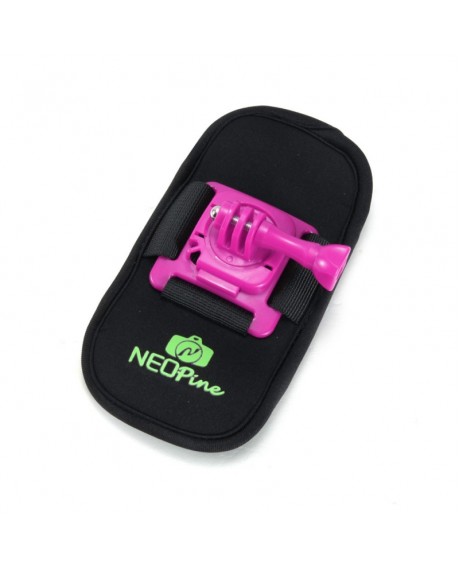 NEOpine NSC-1 Camera Bag Design 360 Degrees Fixed Mount for GoPro Hero 2 / 3 / 4 Pink