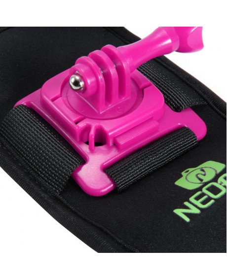 NEOpine NSC-1 Camera Bag Design 360 Degrees Fixed Mount for GoPro Hero 2 / 3 / 4 Pink