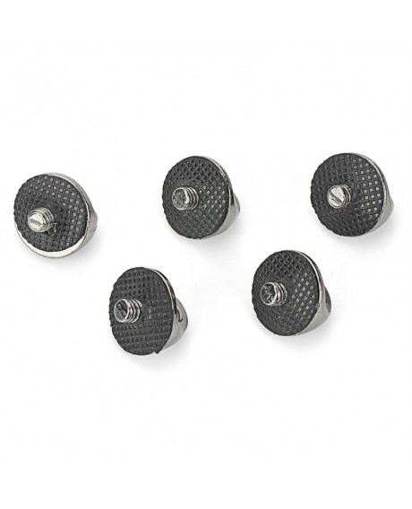 5pcs Universal Upgraded Stainless Steel Camera Screw Pack Black & Silver
