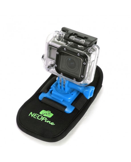 NEOpine NSC-1 Camera Bag Design 360 Degrees Fixed Mount for GoPro Hero 2 / 3 / 4 Blue