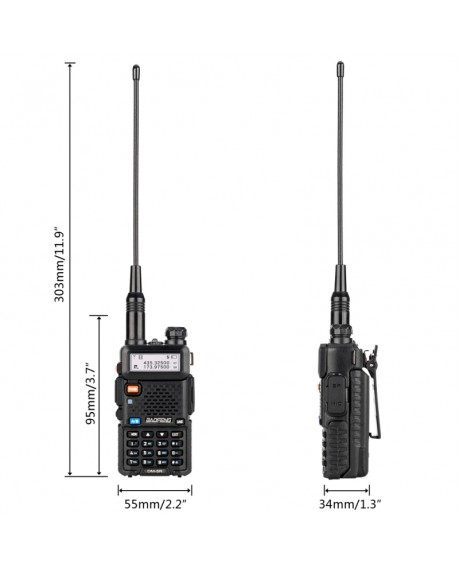 Baofeng DM-5R Dual Band DMR Digital Radio Walkie Talkie US Plug