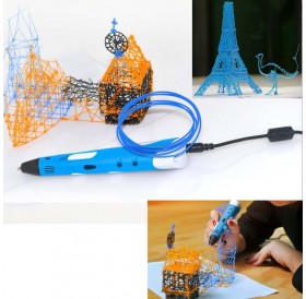 1.75mm 3D Arts Stereoscopic Drawing Printing Pen Blue (EU Standard)