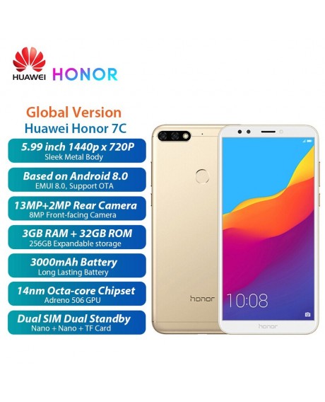 Global Version Huawei Honor 7C Mobile Phone
