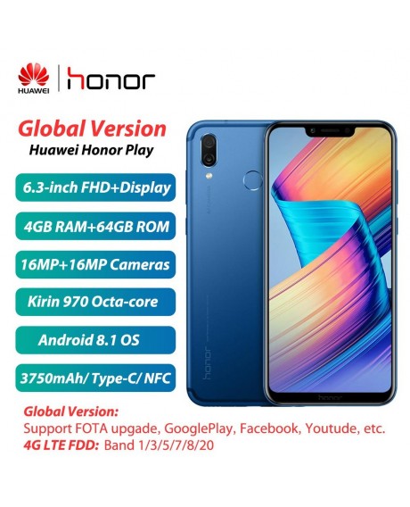 Global Version Huawei Honor Play Mobile Phone COR-L29