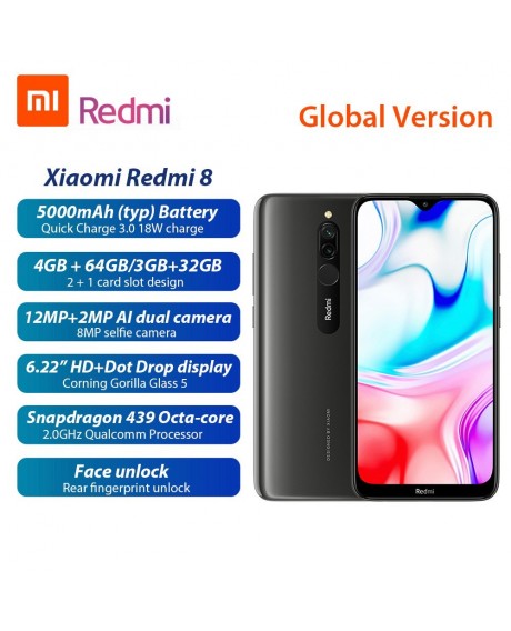 Global Version Xiaomi Redmi 8 Mobile Phone